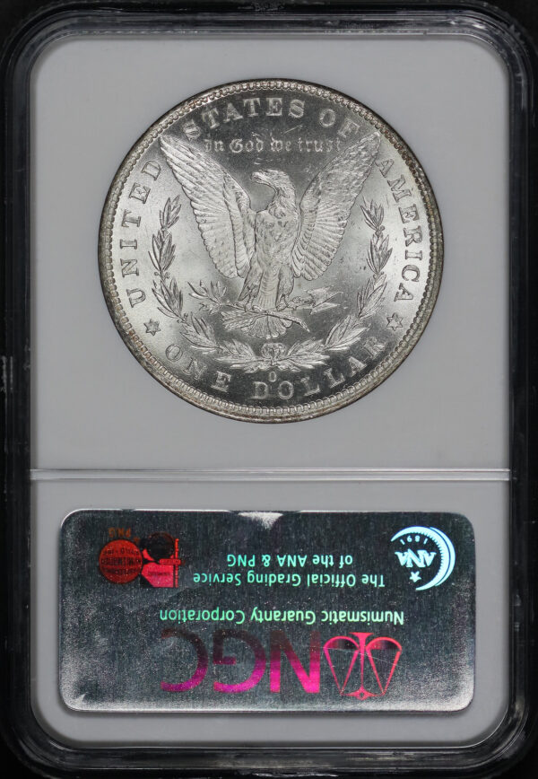 Reverse of this 1879-O Morgan Dollar NGC MS-61