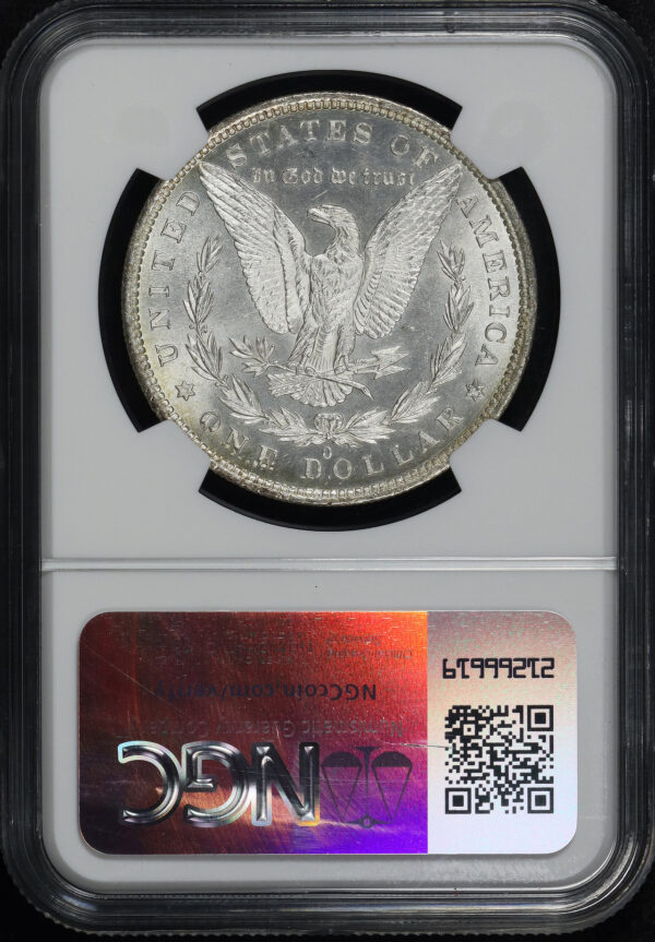 Reverse of this 1879-O Morgan Dollar NGC MS-62