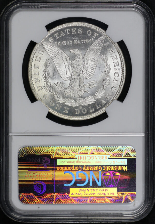 Reverse of this 1879-O Morgan Dollar NGC MS-63