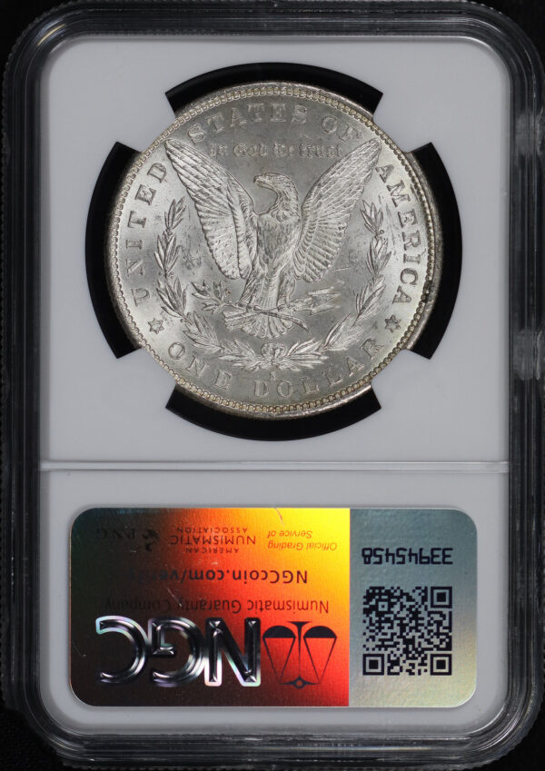 Reverse of this 1879-S Morgan Dollar NGC MS-64