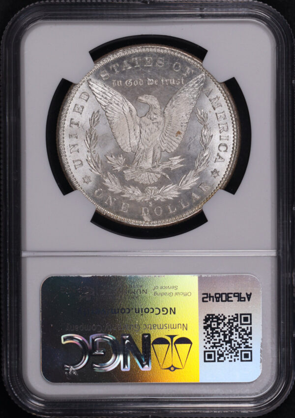 Reverse of this 1879-S Morgan Dollar NGC MS-66+