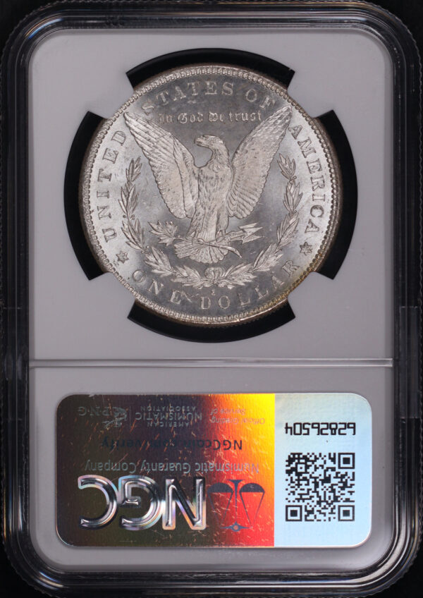 Reverse of this 1879-S Morgan Dollar NGC MS-67