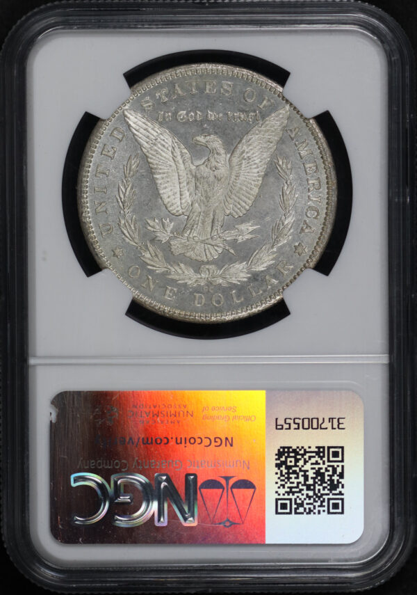 Reverse of this 1880-CC Morgan Dollar NGC MS-63