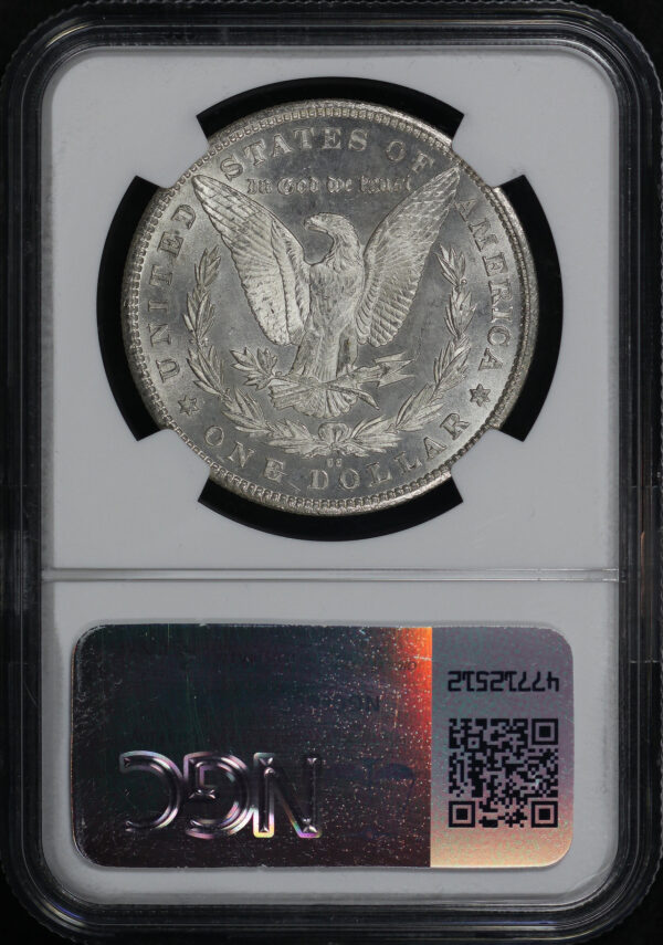 Reverse of this 1880-CC Morgan Dollar NGC MS-63