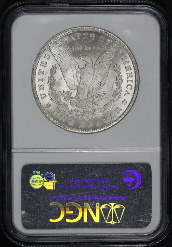 Reverse of this 1880-CC Morgan Dollar NGC MS-64