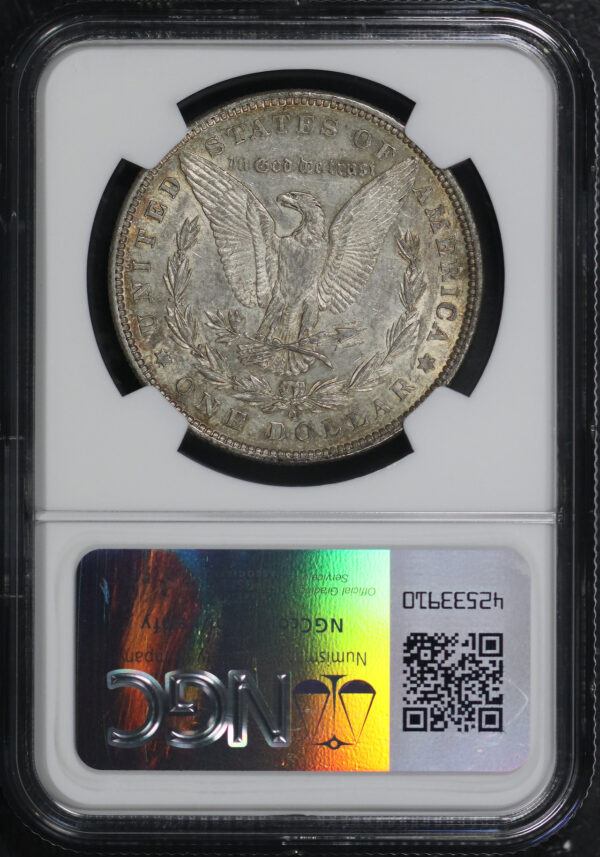 Reverse of this 1880-O Morgan Dollar NGC AU-55