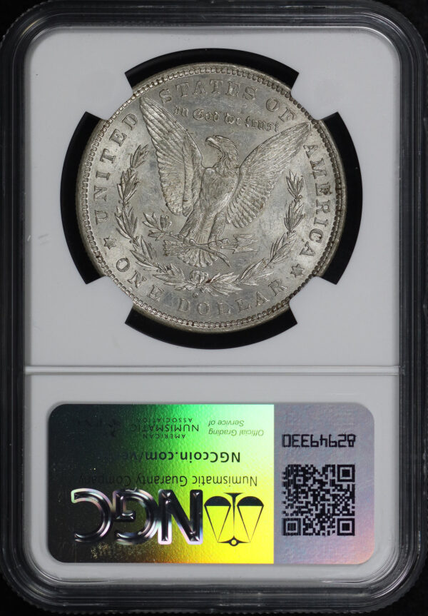Reverse of this 1880-O Morgan Dollar NGC AU-58