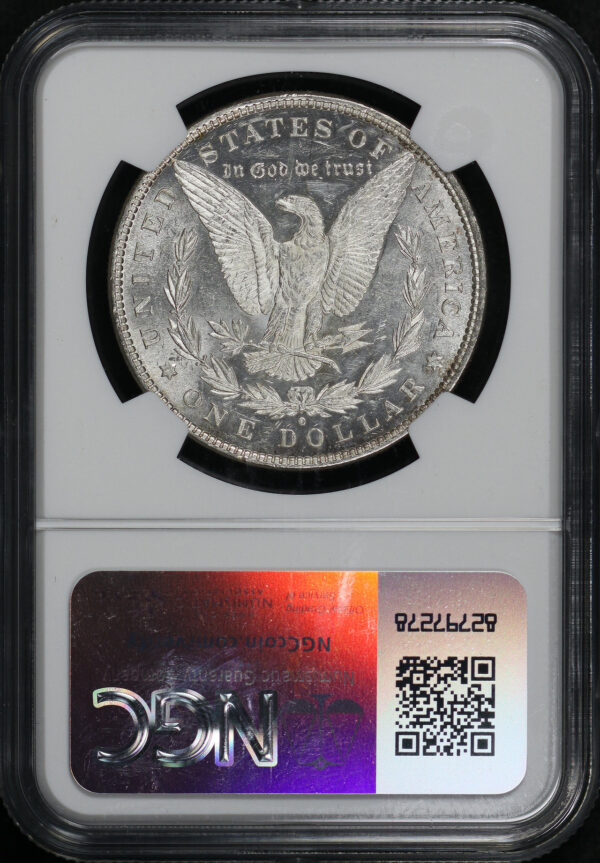 Reverse of this 1880-O Morgan Dollar NGC AU-58