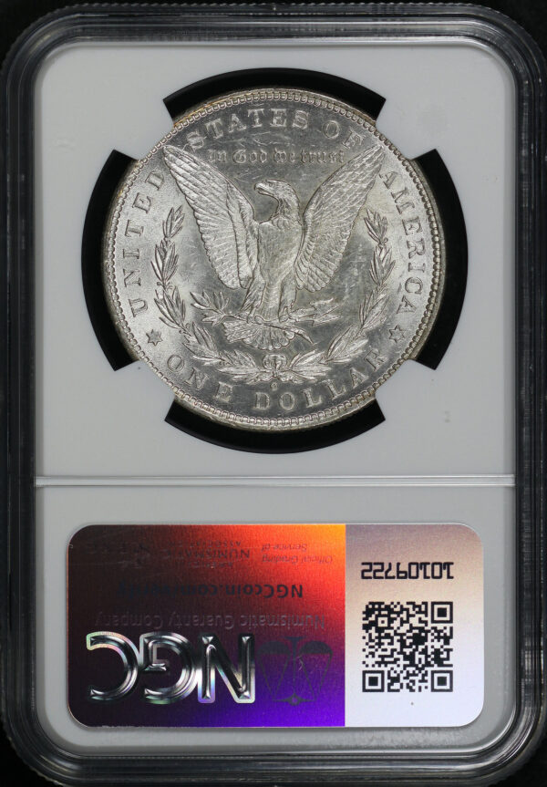 Reverse of this 1880-O Morgan Dollar NGC AU-58