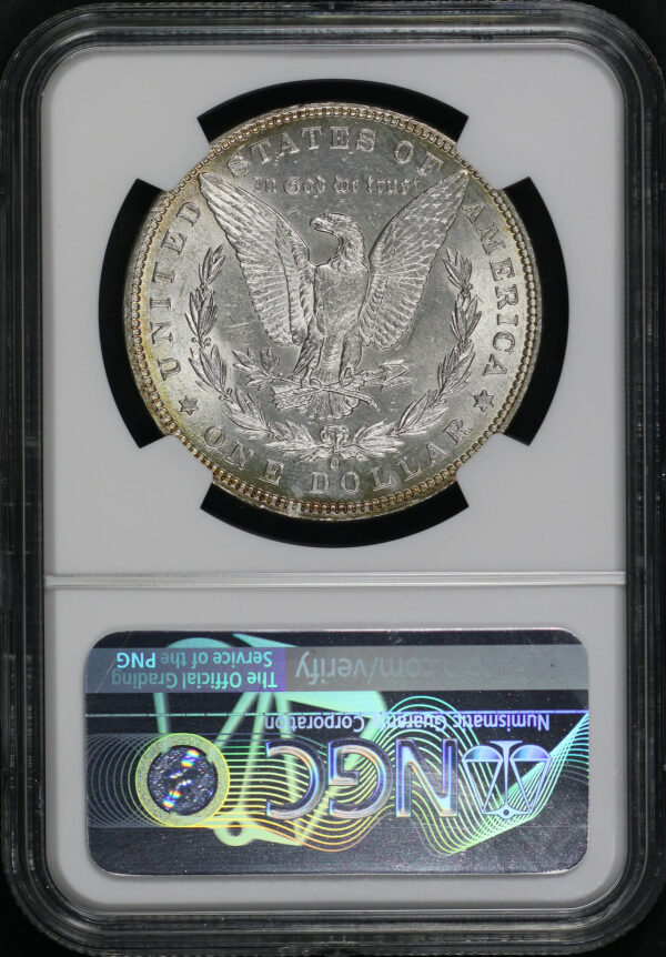 Reverse of this 1880-O Morgan Dollar NGC MS-61