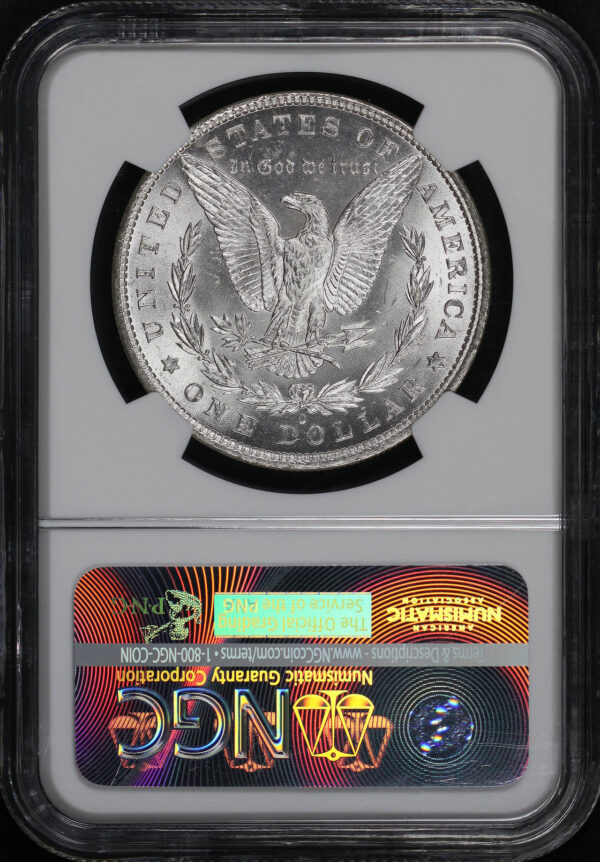 Reverse of this 1880-O Morgan Dollar NGC MS-63