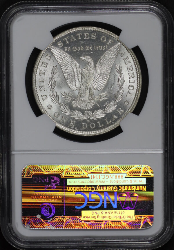 Reverse of this 1880-O Morgan Dollar NGC MS-64