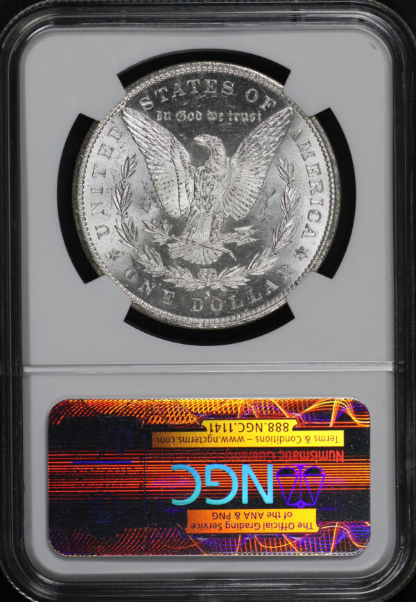 Reverse of this 1880-S Morgan Dollar NGC MS-63 MUSIC CITY COLLECTION