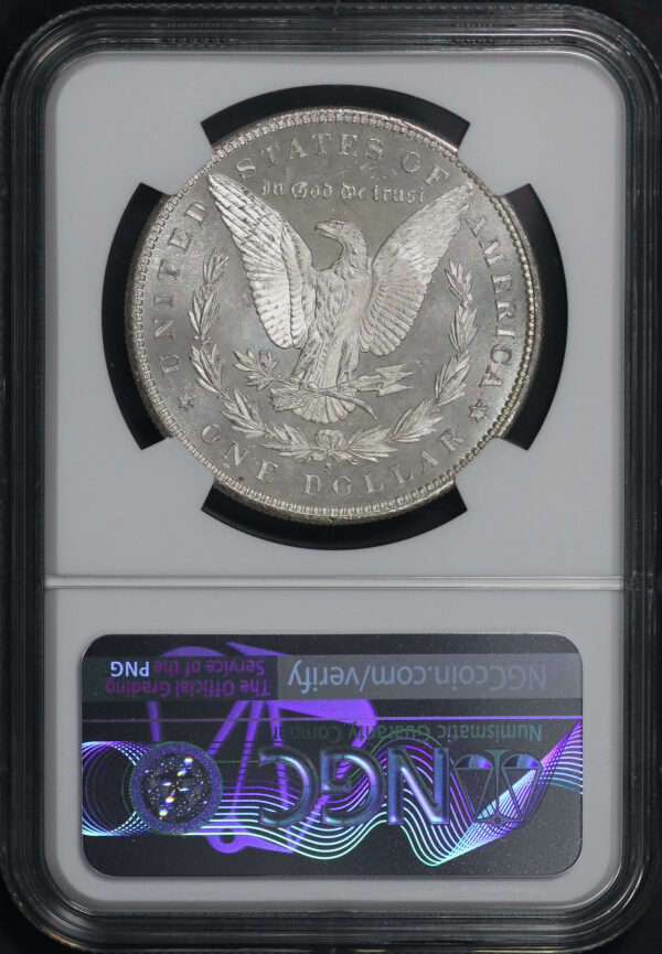 Reverse of this 1880-S Morgan Dollar NGC MS-63