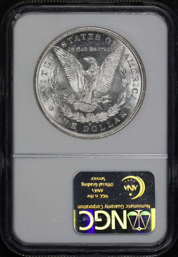 Reverse of this 1880-S Morgan Dollar NGC MS-63
