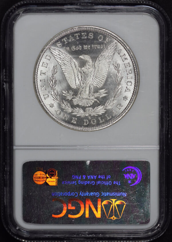 Reverse of this 1880-S Morgan Dollar NGC MS-63