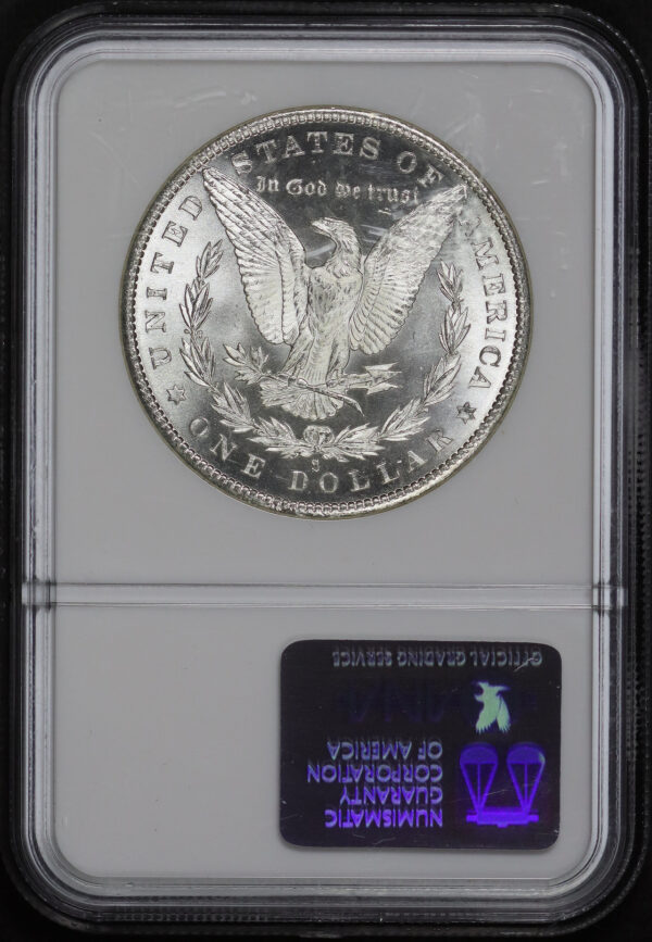 Reverse of this 1880-S Morgan Dollar NGC MS-63