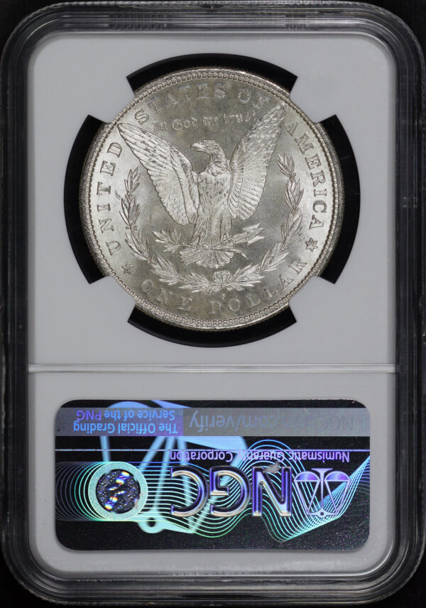Reverse of this 1880-S Morgan Dollar NGC MS-64