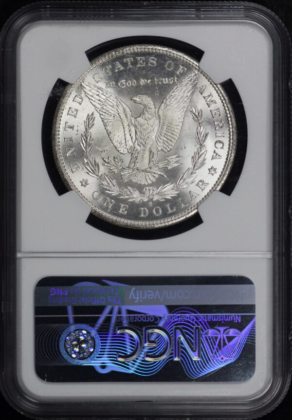 Reverse of this 1880-S Morgan Dollar NGC MS-64