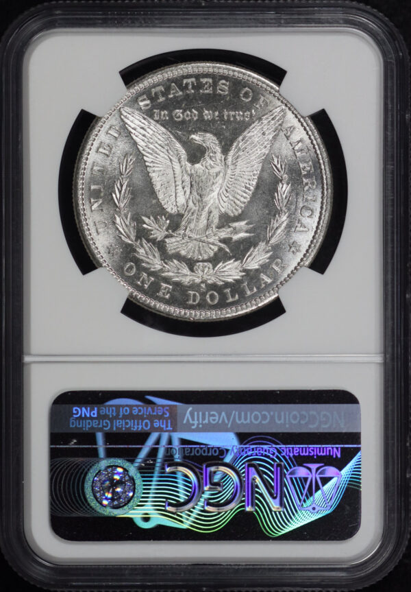 Reverse of this 1880-S Morgan Dollar NGC MS-64