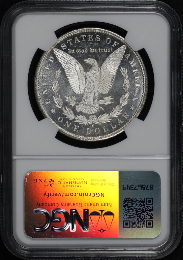 Reverse of this 1880-S Morgan Dollar NGC MS-64