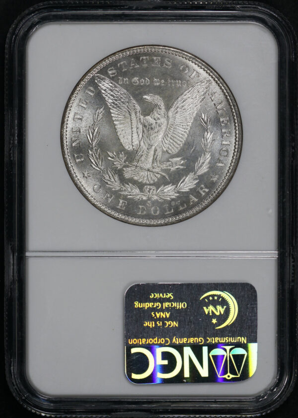 Reverse of this 1880-S Morgan Dollar NGC MS-64