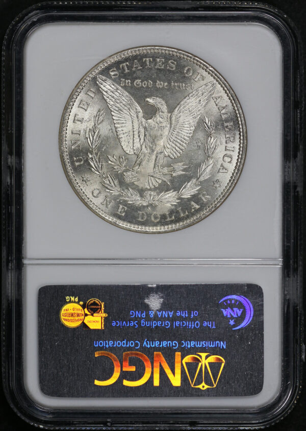 Reverse of this 1880-S Morgan Dollar NGC MS-64