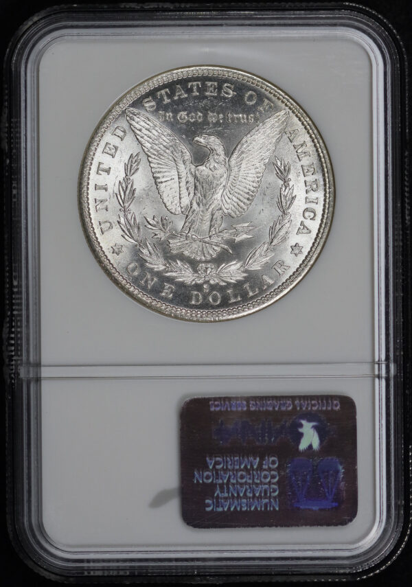 Reverse of this 1880-S Morgan Dollar NGC MS-64