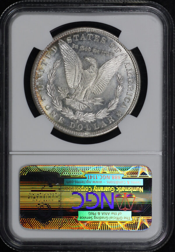 Reverse of this 1880-S Morgan Dollar NGC MS-65