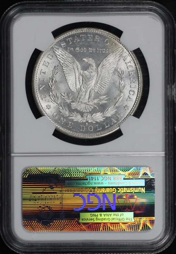 Reverse of this 1880-S Morgan Dollar NGC MS-65