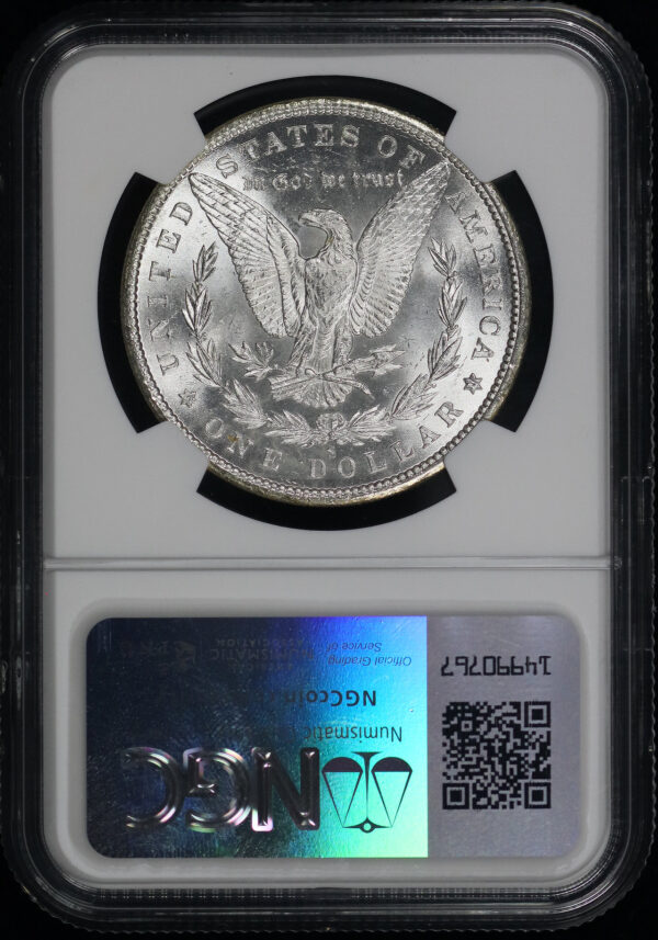 Reverse of this 1880-S Morgan Dollar NGC MS-65