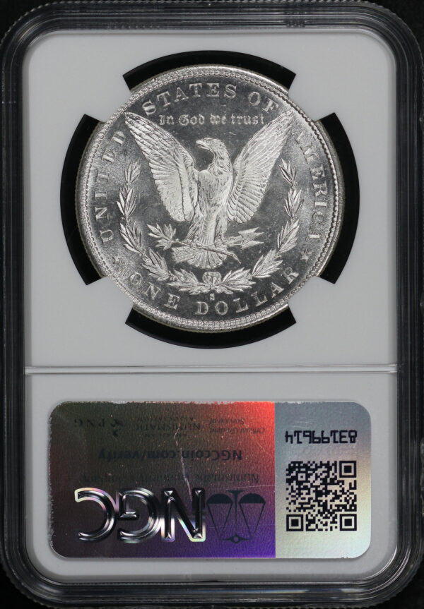 Reverse of this 1880-S Morgan Dollar NGC MS-65