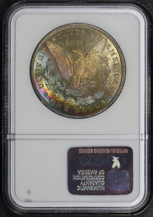Reverse of this 1880-S Morgan Dollar NGC MS-65