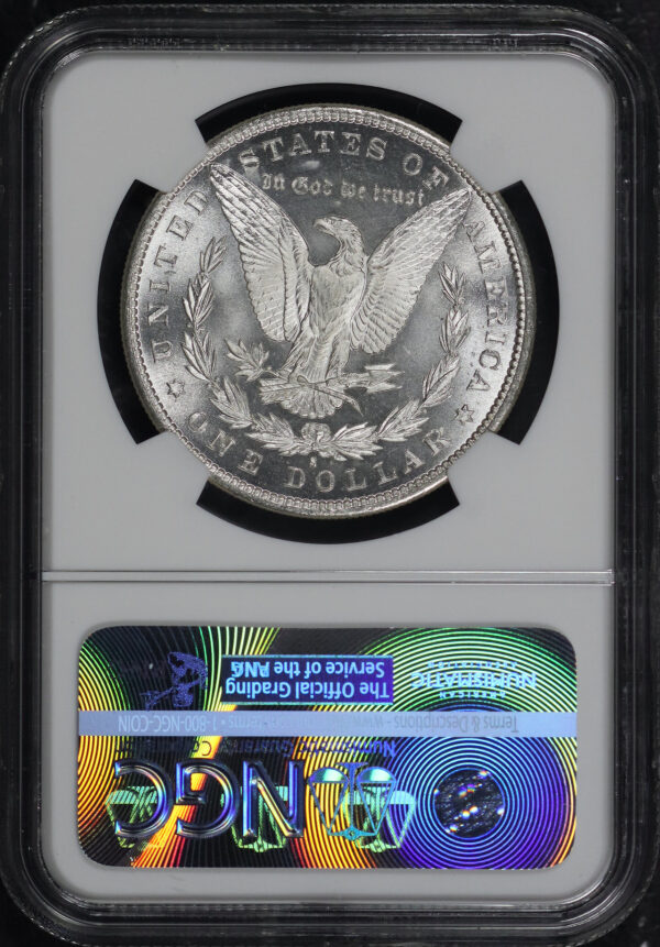 Reverse of this 1880-S Morgan Dollar NGC MS-66