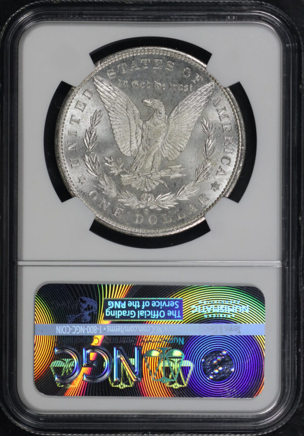 Reverse of this 1880-S Morgan Dollar NGC MS-66