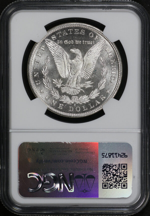 Reverse of this 1880-S Morgan Dollar NGC MS-66