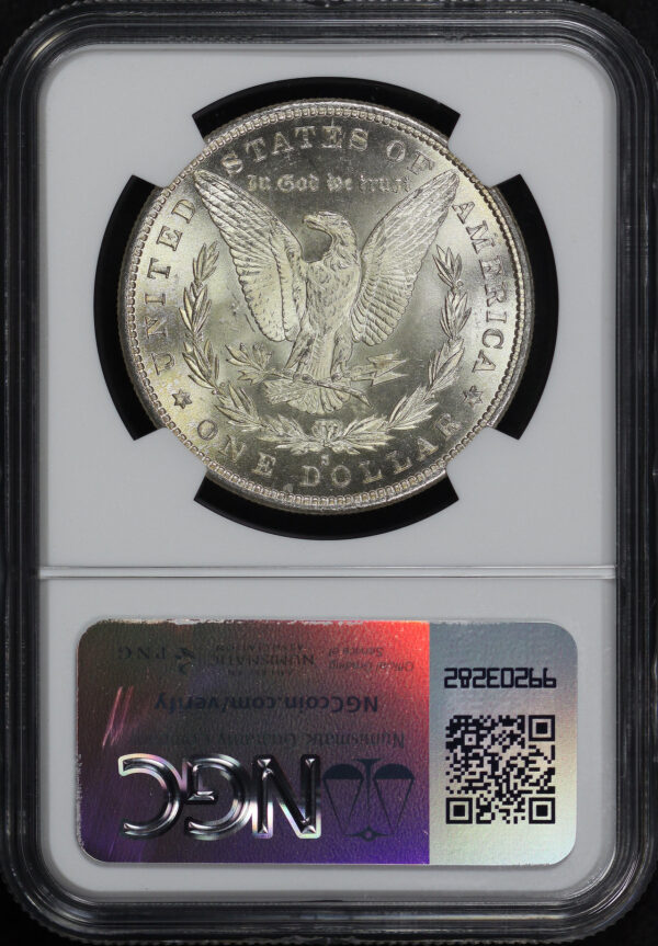 Reverse of this 1880-S Morgan Dollar NGC MS-66+