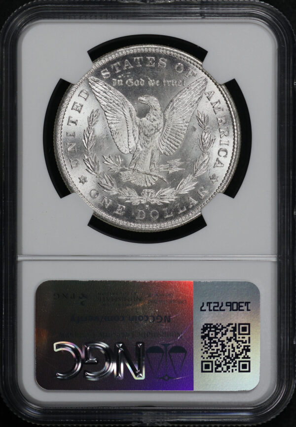 Reverse of this 1880-S Morgan Dollar NGC MS-66+