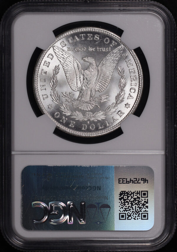 Reverse of this 1880-S Morgan Dollar NGC MS-67 CAC