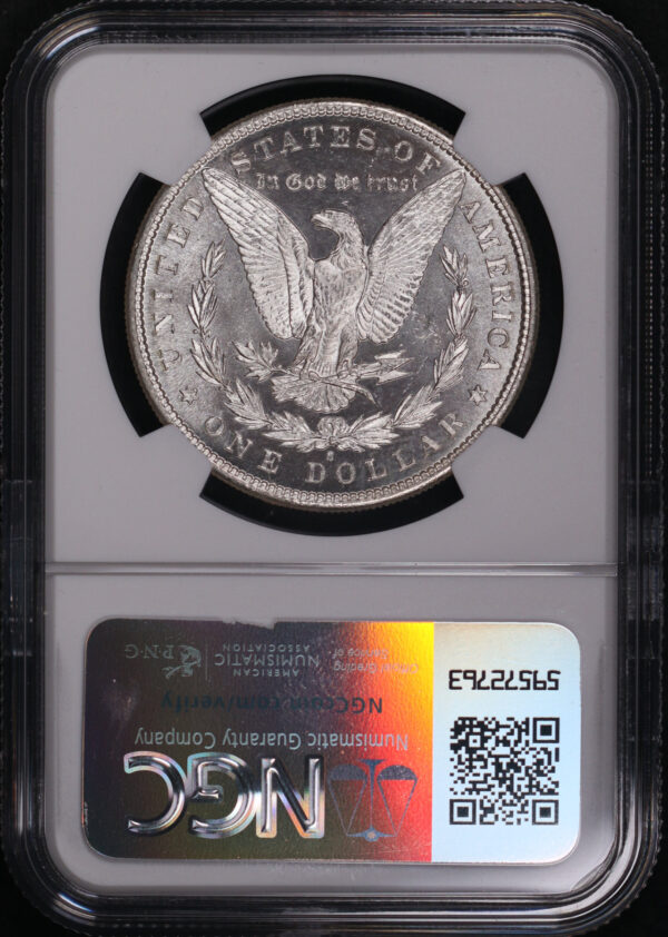 Reverse of this 1880-S Morgan Dollar NGC MS-67+