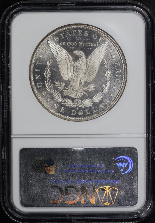 Reverse of this 1880-S Morgan Dollar NGC MS-66 PL