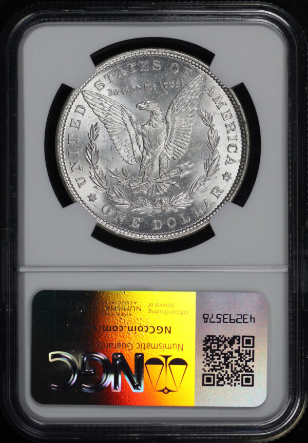 Reverse of this 1881 Morgan Dollar NGC MS-65