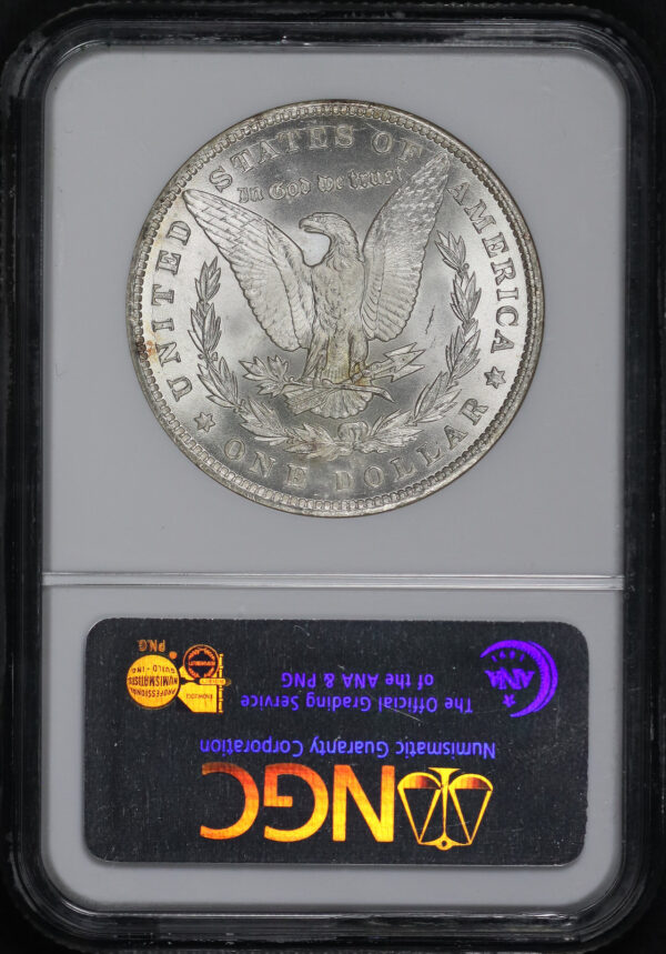 Reverse of this 1881-CC Morgan Dollar NGC MS-63