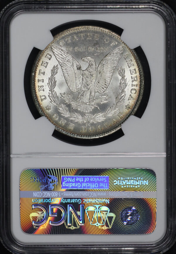 Reverse of this 1881-CC Morgan Dollar NGC MS-65
