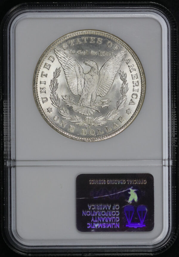 Reverse of this 1881-CC Morgan Dollar NGC MS-65