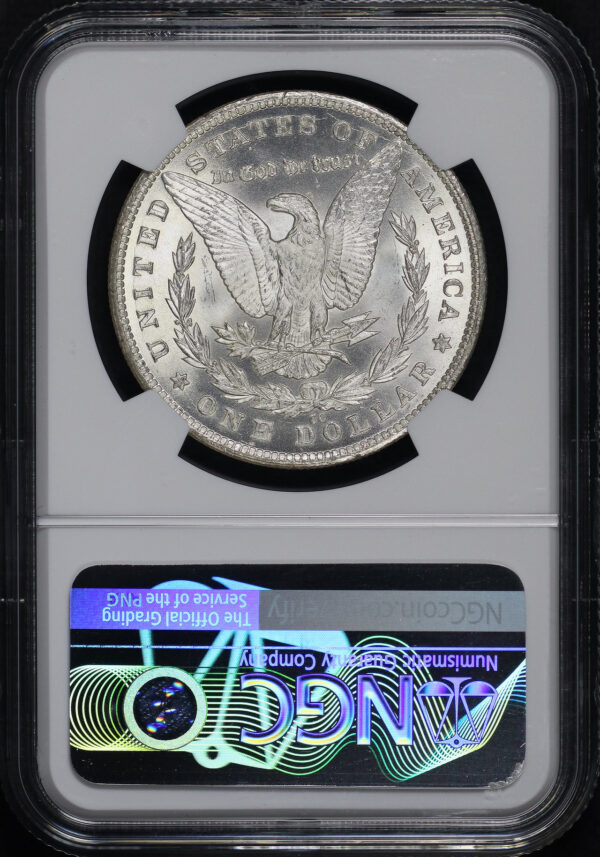 Reverse of this 1881-CC Morgan Dollar NGC MS-66