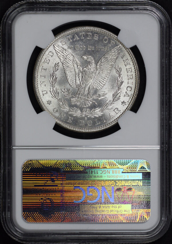 Reverse of this 1881-S Morgan Dollar NGC MS-62