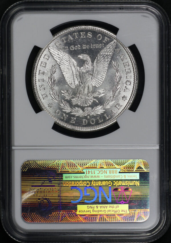 Reverse of this 1881-S Morgan Dollar NGC MS-63