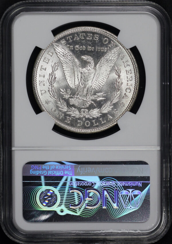 Reverse of this 1881-S Morgan Dollar NGC MS-63