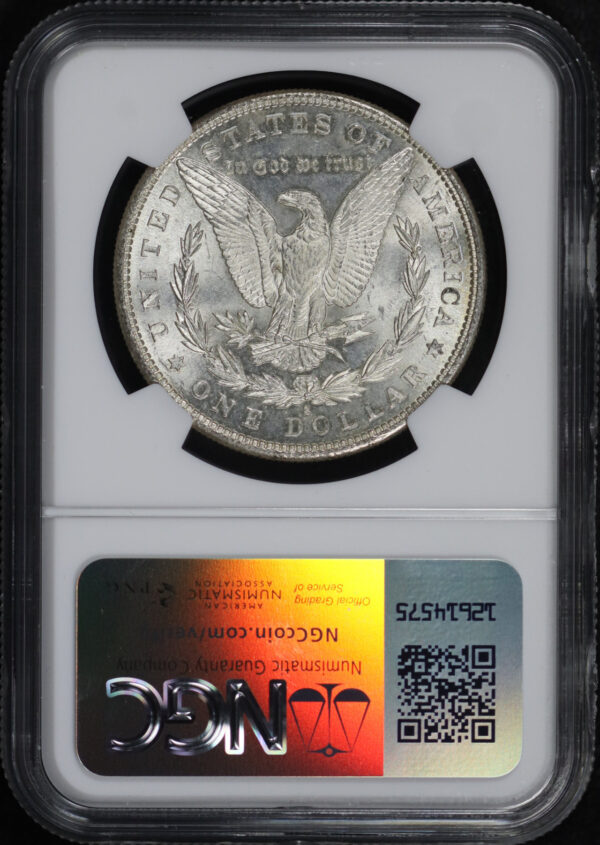 Reverse of this 1881-S Morgan Dollar NGC MS-63